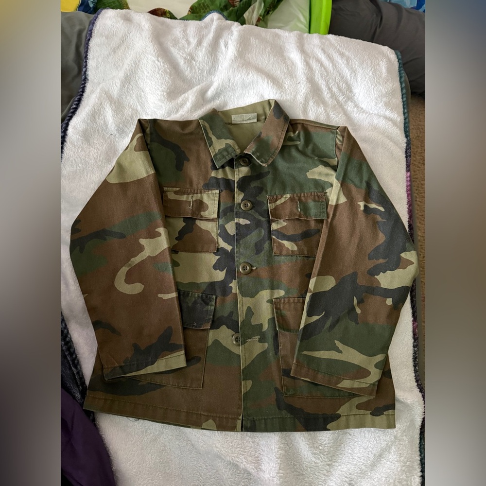Girls Camouflage Jacket